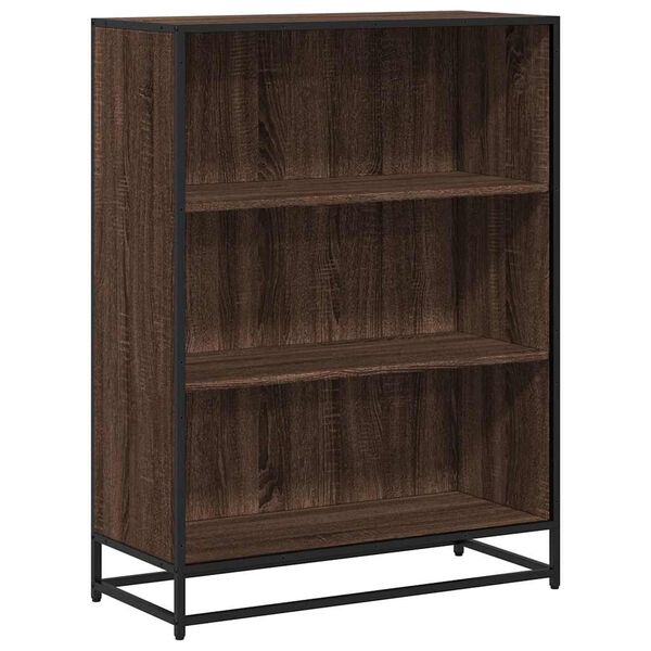 vidaXL Bibliothèque chêne marron 80,5x35x107,5 cm bois d'ingénierie