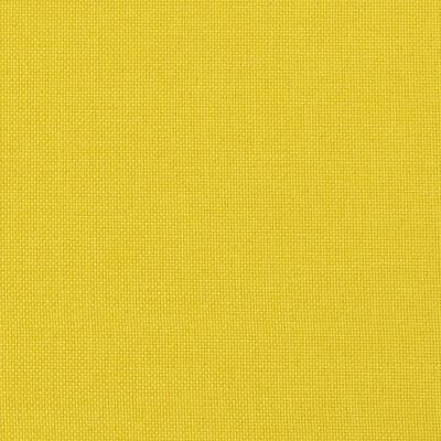 vidaXL Ensemble de canapés 3 pcs avec coussins jaune clair tissu