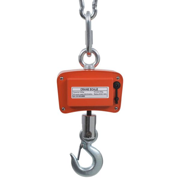 vidaXL Balance &eacute;lectronique &agrave; grue 1 000 kg