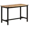 vidaXL Table &agrave; d&icirc;ner 110x60x76 cm Bois de manguier massif