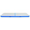 vidaXL Tapis gonflable de gymnastique avec pompe 400x100x20cm PVC Bleu