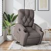 vidaXL Fauteuil inclinable taupe tissu