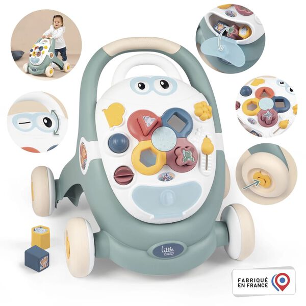 Smoby Trotteur d'activit&eacute; 3 en 1 Little Smoby Trotty Walker