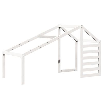 vidaXL Toit de lit pour enfants blanc 188x82x113 cm bois de pin massif