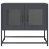 vidaXL Meuble TV anthracite 68x39x60,5 cm acier laminé à froid