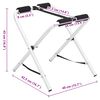 vidaXL Chariot pour kayak 90 kg aluminium