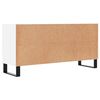 vidaXL Meuble TV blanc 103,5x30x50 cm bois d'ing&eacute;nierie