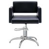 vidaXL Chaise de salon Noir Similicuir