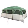 vidaXL Tente de cabine familiale 10 personnes vert imperméable