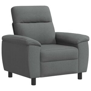 vidaXL Canap&eacute; Gris fonc&eacute; 95 x 90 x 95 cm Tissu