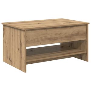 vidaXL Table basse Ch&ecirc;ne artisanal 80 x 50,5 x 41,5 cm