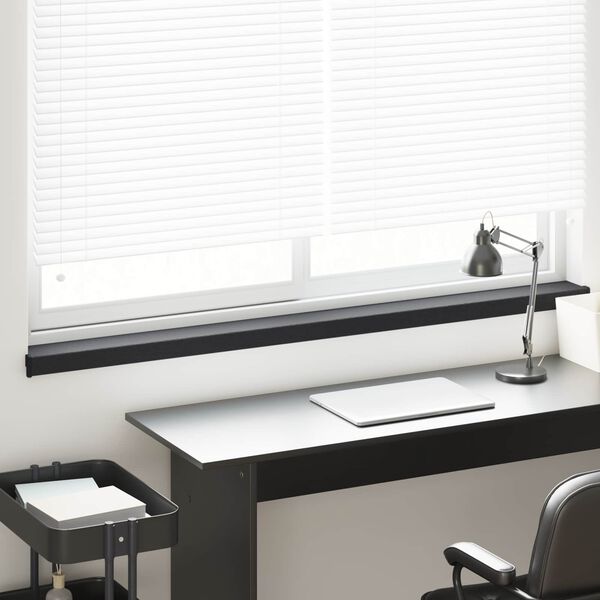 vidaXL Appui de fen&ecirc;tre Anthracite avec grain de bois PVC