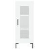 vidaXL Buffet blanc 34,5x34x90 cm bois d'ing&eacute;nierie
