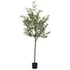 vidaXL Olivier artificiel 700 feuilles 165 cm vert