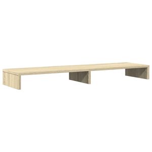 vidaXL Support de moniteur ch&ecirc;ne sonoma 100x27x10 cm bois d'ing&eacute;nierie