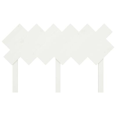 vidaXL Tête de lit Blanc 132x3x81 cm Bois massif de pin