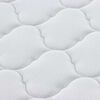 vidaXL Matelas Blanc 140 x 190 cm Tissu jacquard