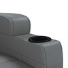 vidaXL Fauteuil inclinable Anthracite Similicuir