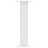 vidaXL Supports de haut-parleurs 2 pcs blanc bois d'ing&eacute;nierie
