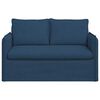 vidaXL Canap&eacute; 120cm Bleu M&eacute;tал