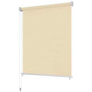 vidaXL Store roulant d'ext&eacute;rieur 105 (l) x 140 (H) cm cr&egrave;me
