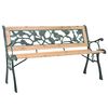 vidaXL Banc de jardin 122 cm Bois