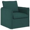 vidaXL Canap&eacute; Vert fonc&eacute; 75 x 82 x 85 cm tissu
