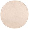 vidaXL Tapis Imprim&eacute; Cr&egrave;me &Oslash; 120 cm Polyester et PVC