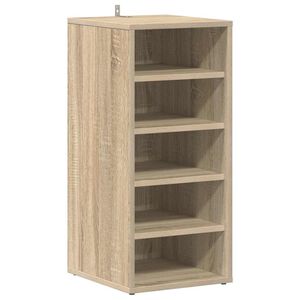 vidaXL Armoire &agrave; chaussures Ch&ecirc;ne Sonoma 31,5x35x70 cm Bois ing&eacute;nierie