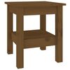 vidaXL Table basse Marron miel 35x35x40 cm Bois massif de pin