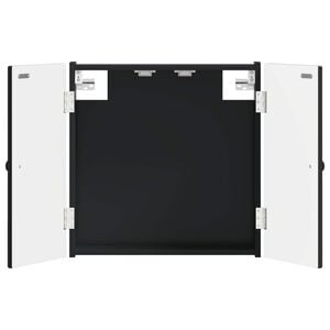 vidaXL Cabinet pour cible BREDA Noir 52,5 x 10,5 x 53,5 cm