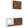 vidaXL Unit&eacute; de cuisine KALMAR 5 pc Ch&ecirc;ne fum&eacute; Bois d'ing&eacute;nierie