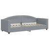 vidaXL Lit de jour avec matelas gris clair 80x200 cm tissu