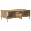 vidaXL Table basse Chêne artisanal 103,5 x 60 x 35 cm