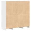 vidaXL Ensemble d'armoires de cuisine 3 pcs blanc bois d'ing&eacute;nierie