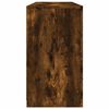 vidaXL Buffet avec lumi&egrave;res LED ch&ecirc;ne fum&eacute; 142,5x37x67 cm