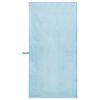 vidaXL Serviettes de sport 2 pcs Bleu 100 x 50 cm