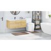 vidaXL Ensemble de tapis de bain antid&eacute;rapants 2 pcs Marron PP