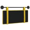 vidaXL T&ecirc;te de lit suspendue Jaune 90 x 55 x 5 cm Velours