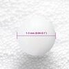 vidaXL Remplissage Pouf EPS 50 L, Blanc, 18 kg/m³
