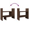 vidaXL Organisateur de bureau ch&ecirc;ne marron 38,5x17x39 cm