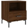 vidaXL Tables de chevet 2 pcs ch&ecirc;ne marron 40x35x47,5 cm