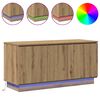 vidaXL Meuble TV Ch&ecirc;ne artisanal 100 x 38 x 49 cm Bois d'ing&eacute;nierie