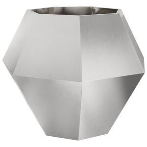 vidaXL Jardini&egrave;re Argent&eacute; 100 x 100 x 80 cm Acier inoxydable