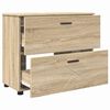 vidaXL Cabinet de salle de bain Ch&ecirc;ne Sonoma 76,5 x 35 x 64 cm
