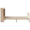 vidaXL Lit bibliothèque sans matelas 90x200 cm bois de pin massif
