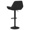 vidaXL Tabourets de bar lot de 2 noir velours