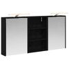 vidaXL Ensemble de Meubles de Salle de Bain 3 pc 126 x 16 x 62.5 cm