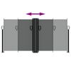 vidaXL Auvent lat&eacute;ral r&eacute;tractable anthracite 120x1000 cm