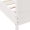 vidaXL Cadre de lit sans matelas blanc 180x200 cm bois massif de pin
